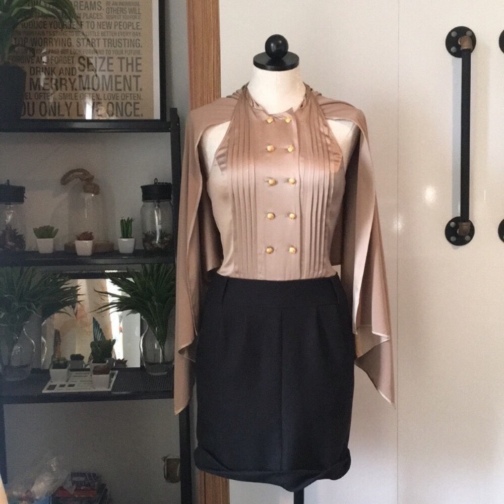 Authentic Mackage Cape Dress